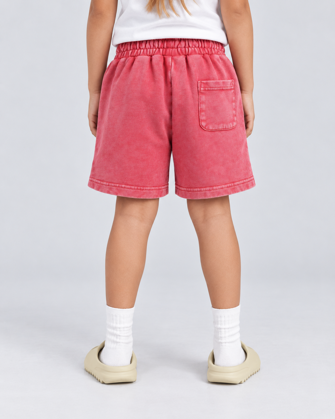 Relaxed Kids Streetwear Shorts – Pink