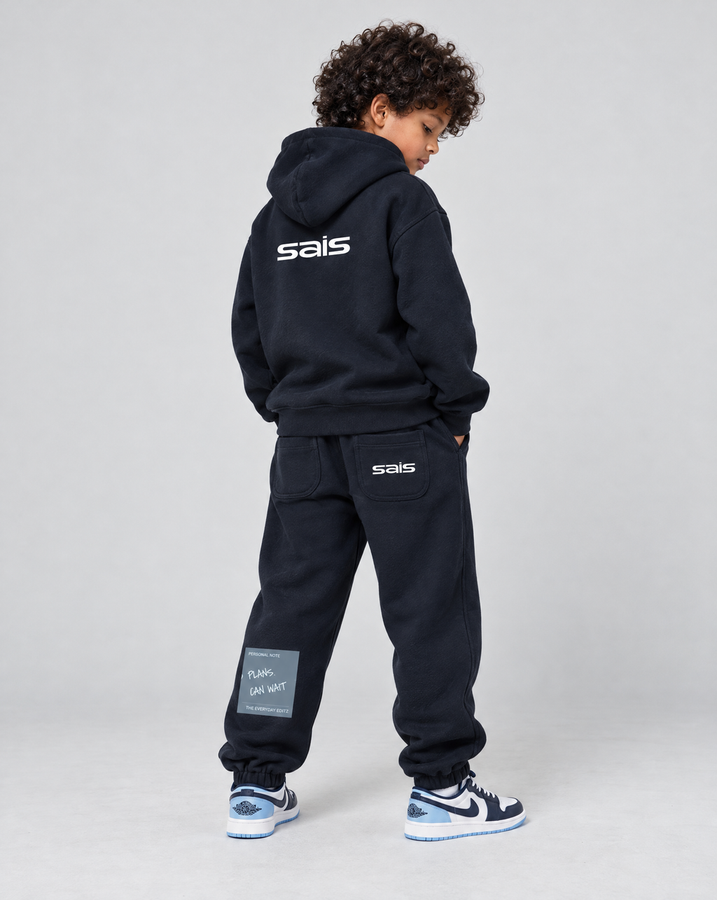 I Had Plans Kids' Oversized Graphic Hoodie – Navy