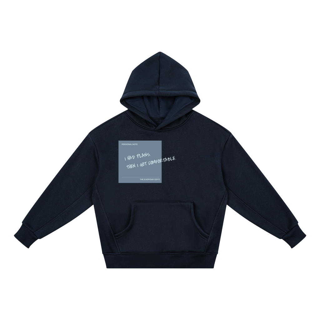 I Had Plans Kids' Oversized Graphic Hoodie – Navy