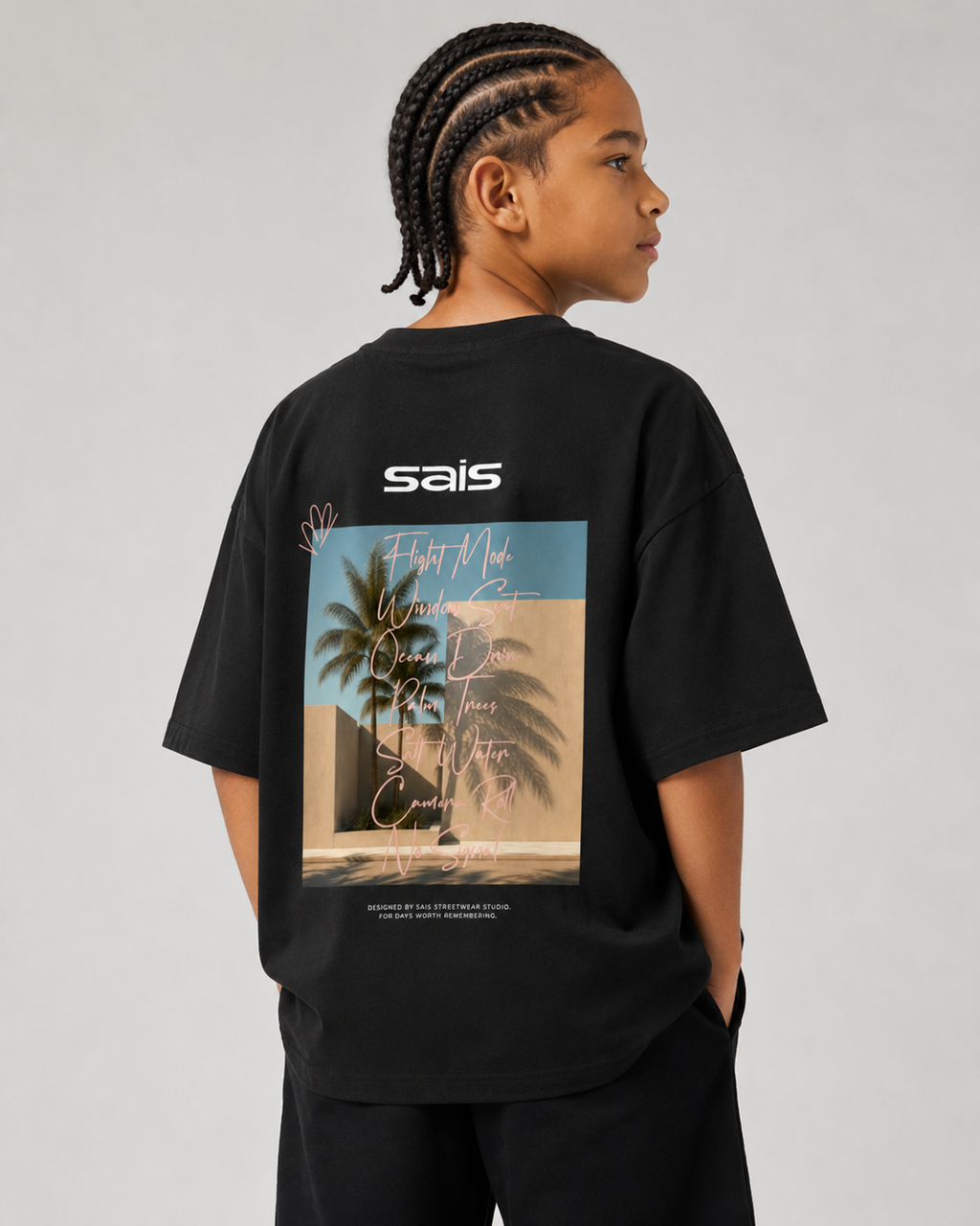 Palm Escape Kids Graphic T-Shirt