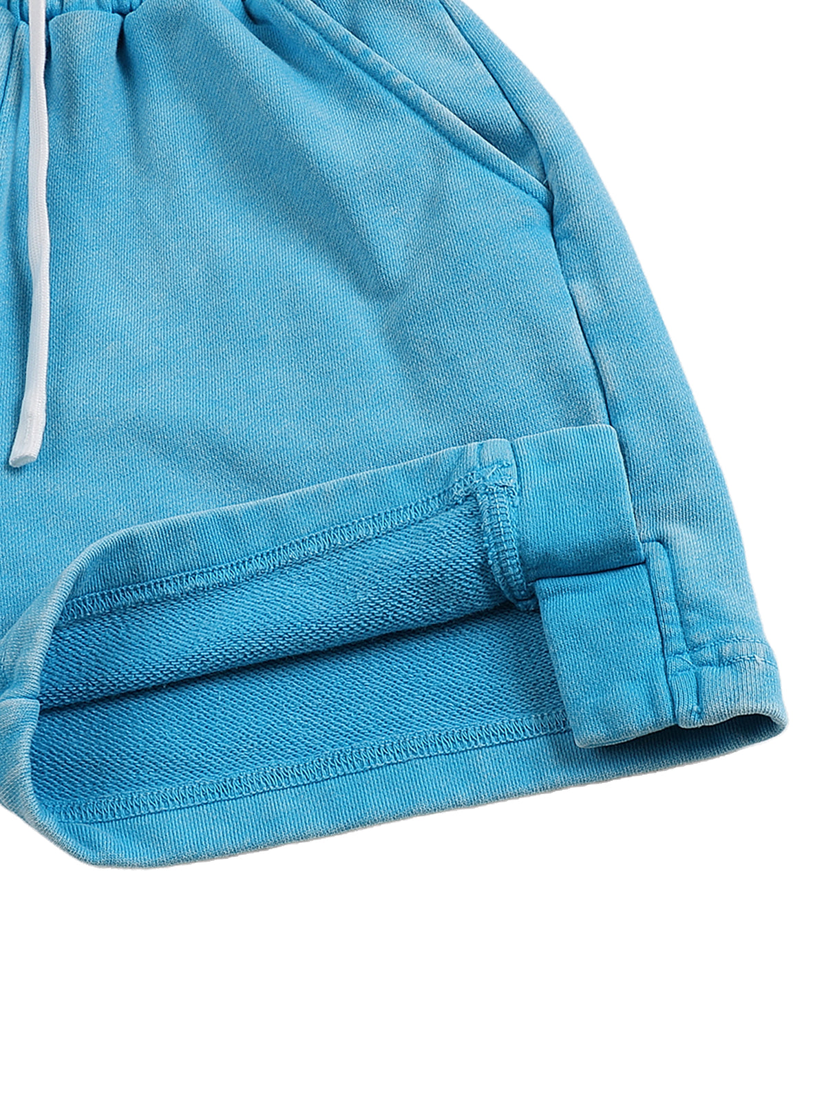 Relaxed Kids Streetwear Shorts – Sky Blue